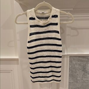 Madewell NWT Striped Sleeveless Knit Top
